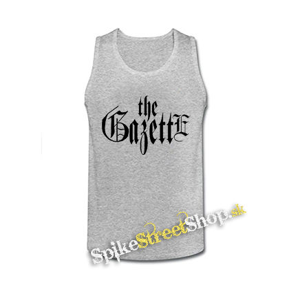 THE GAZETTE - Logo - šedé pánske tielko