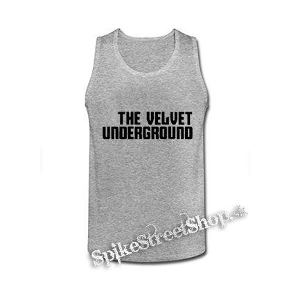THE VELVET UNDERGROUND - Logo - šedé pánske tielko