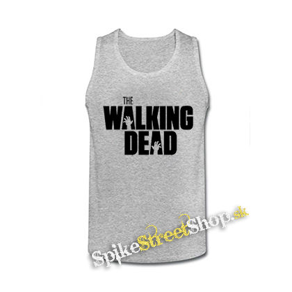 THE WALKING DEAD - Logo - šedé pánske tielko