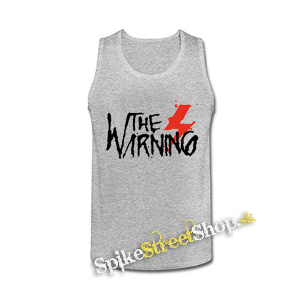 THE WARNING - Logo - šedé pánske tielko