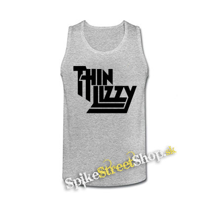 THIN LIZZY - Logo - šedé pánske tielko