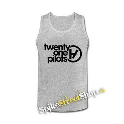 TWENTY ONE PILOTS - Logo - šedé pánske tielko