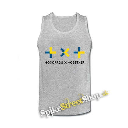 TXT - TOMORROW X TOGETHER - Logo Symbol - šedé pánske tielko