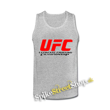 UFC - Ultimate Fighting Championship - šedé pánske tielko