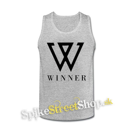 WINNER - Logo K-Pop Band Motive 1 - šedé pánske tielko