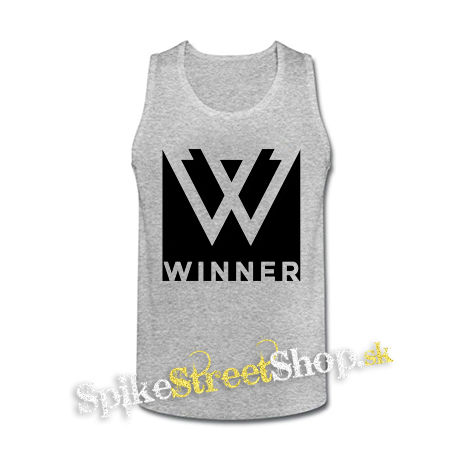 WINNER - Logo K-Pop Band Motive 2 - šedé pánske tielko