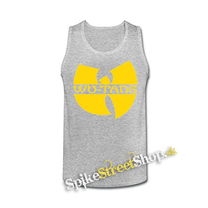 WU TANG CLAN - Yellow Logo - šedé pánske tielko