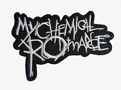 MY CHEMICAL ROMANCE - Logo White - nažehlovacia nášivka