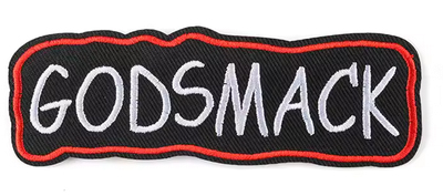 GODSMACK - Logo White - nažehlovacia nášivka