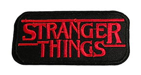 STRANGER THINGS - Logo Red - nažehlovacia nášivka