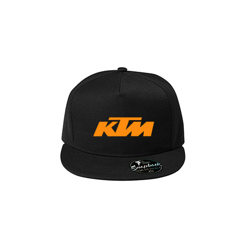 KTM - Orange Logo - čierna šiltovka model "Snapback"