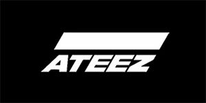 ATEEZ - Logo - široká chrbtová nášivka s rozmerom 33 x 15 cm