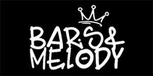 BARS & MELODY - Logo Crest - široká chrbtová nášivka s rozmerom 33 x 15 cm