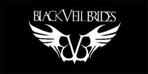 BLACK VEIL BRIDES - Wings Logo - široká chrbtová nášivka s rozmerom 33 x 15 cm
