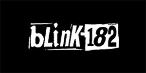 BLINK 182 - Comeback Logo 2023 - široká chrbtová nášivka s rozmerom 33 x 15 cm