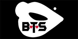 BTS - BANGTAN BOYS - Lips - široká chrbtová nášivka s rozmerom 33 x 15 cm