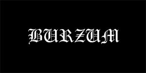 BURZUM - Logo - široká chrbtová nášivka s rozmerom 33 x 15 cm