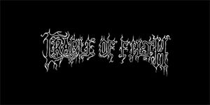 CRADLE OF FILTH - Logo - široká chrbtová nášivka s rozmerom 33 x 15 cm