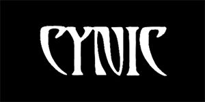 CYNIC - Logo - široká chrbtová nášivka s rozmerom 33 x 15 cm