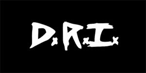 D.R.I. - Logo - široká chrbtová nášivka s rozmerom 33 x 15 cm