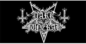 DARK FUNERAL - Attera Totus Logo - široká chrbtová nášivka s rozmerom 33 x 15 cm