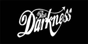 DARKNESS - Logo - široká chrbtová nášivka s rozmerom 33 x 15 cm