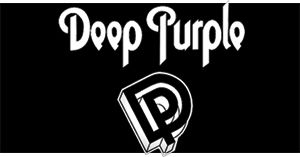 DEEP PURPLE - Logo Crest - široká chrbtová nášivka s rozmerom 33 x 15 cm