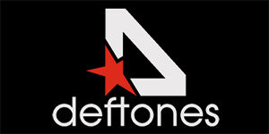 DEFTONES - Star Logo - široká chrbtová nášivka s rozmerom 33 x 15 cm
