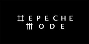 DEPECHE MODE - Logo - široká chrbtová nášivka s rozmerom 33 x 15 cm