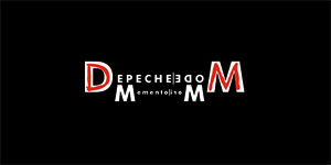 DEPECHE MODE - Memento Mori Logo Crest - široká chrbtová nášivka s rozmerom 33 x 15 cm