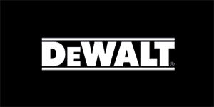 DEWALT - Logo - široká chrbtová nášivka s rozmerom 33 x 15 cm