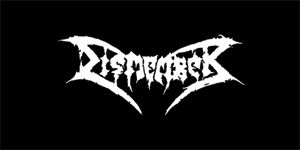 DISMEMBER - Logo - široká chrbtová nášivka s rozmerom 33 x 15 cm