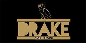 DRAKE - Take Care - široká chrbtová nášivka s rozmerom 33 x 15 cm