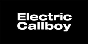ELECTRIC CALLBOY - Logo - široká chrbtová nášivka s rozmerom 33 x 15 cm