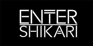 ENTER SHIKARI - Logo - široká chrbtová nášivka s rozmerom 33 x 15 cm