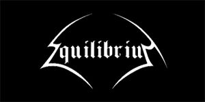 EQUILIBRIUM - Logo - široká chrbtová nášivka s rozmerom 33 x 15 cm