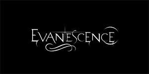 EVANESCENCE - Logo - široká chrbtová nášivka s rozmerom 33 x 15 cm