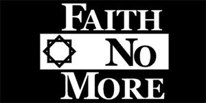 FAITH NO MORE - Logo - široká chrbtová nášivka s rozmerom 33 x 15 cm