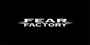 FEAR FACTORY - Logo - široká chrbtová nášivka s rozmerom 33 x 15 cm