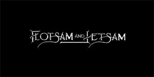 FLOTSAM AND JETSAM - Logo - široká chrbtová nášivka s rozmerom 33 x 15 cm