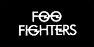 FOO FIGHTERS - Logo - široká chrbtová nášivka s rozmerom 33 x 15 cm