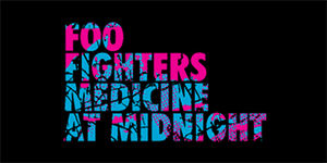 FOO FIGHTERS - Medicine At Midnight - široká chrbtová nášivka s rozmerom 33 x 15 cm