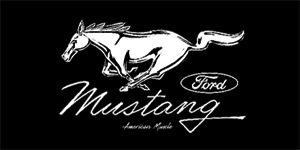 FORD MUSTANG - Horse Logo American Muscle - široká chrbtová nášivka s rozmerom 33 x 15 cm