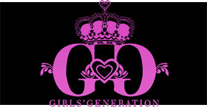 GIRLS´ GENERATION - Pink Logo - široká chrbtová nášivka s rozmerom 33 x 15 cm