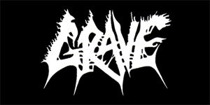GRAVE - Logo - široká chrbtová nášivka s rozmerom 33 x 15 cm