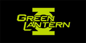 GREEN LANTERN - Logo Motive 2 - široká chrbtová nášivka s rozmerom 33 x 15 cm