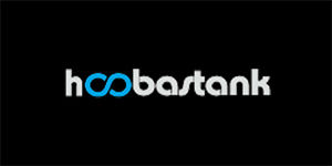 HOOBASTANK - Logo Blue - široká chrbtová nášivka s rozmerom 33 x 15 cm