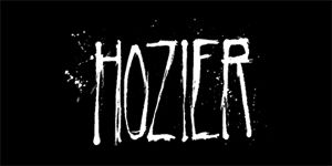 HOZIER - Logo Singer - široká chrbtová nášivka s rozmerom 33 x 15 cm