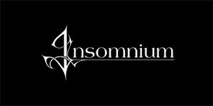 INSOMNIUM - Logo - široká chrbtová nášivka s rozmerom 33 x 15 cm
