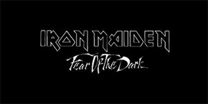 IRON MAIDEN - Fear Of The Dark Logo - široká chrbtová nášivka s rozmerom 33 x 15 cm
